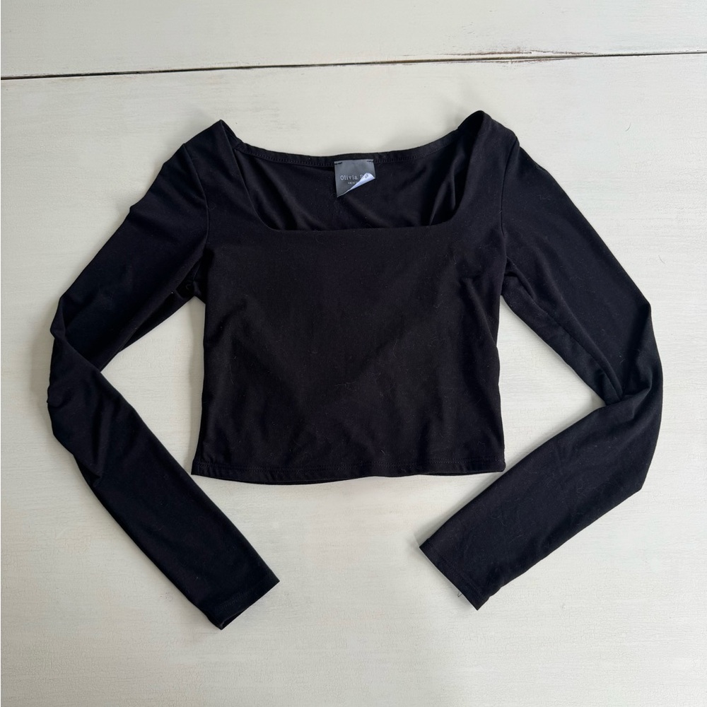Olivia Rae Black Long-Sleeve